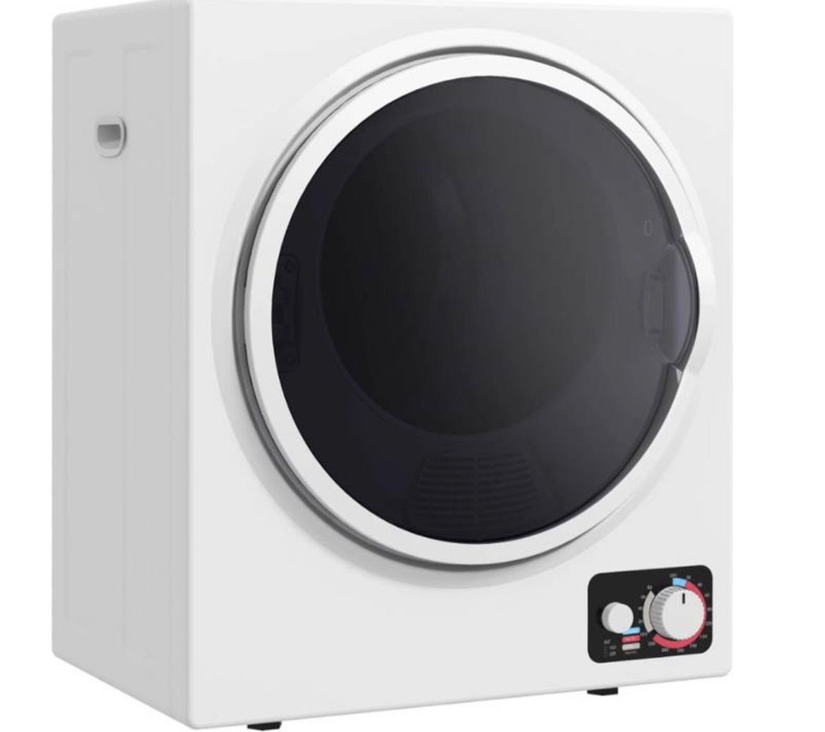 HOMCOM Portable Clothes Dryer, 120V/850W, 5 Drying Modes, White