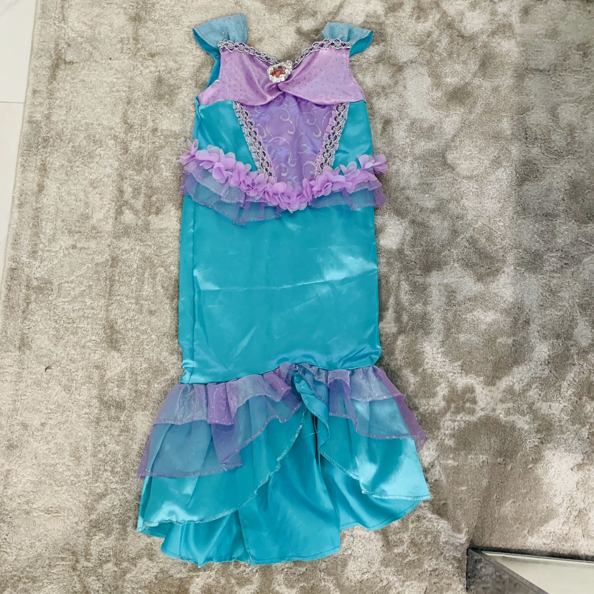 Disney Princess Ariel Little Mermaid Classic Toddler Child Costume Used One Time