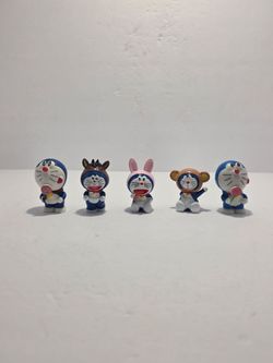 Doraemon Action Figures Set pvc