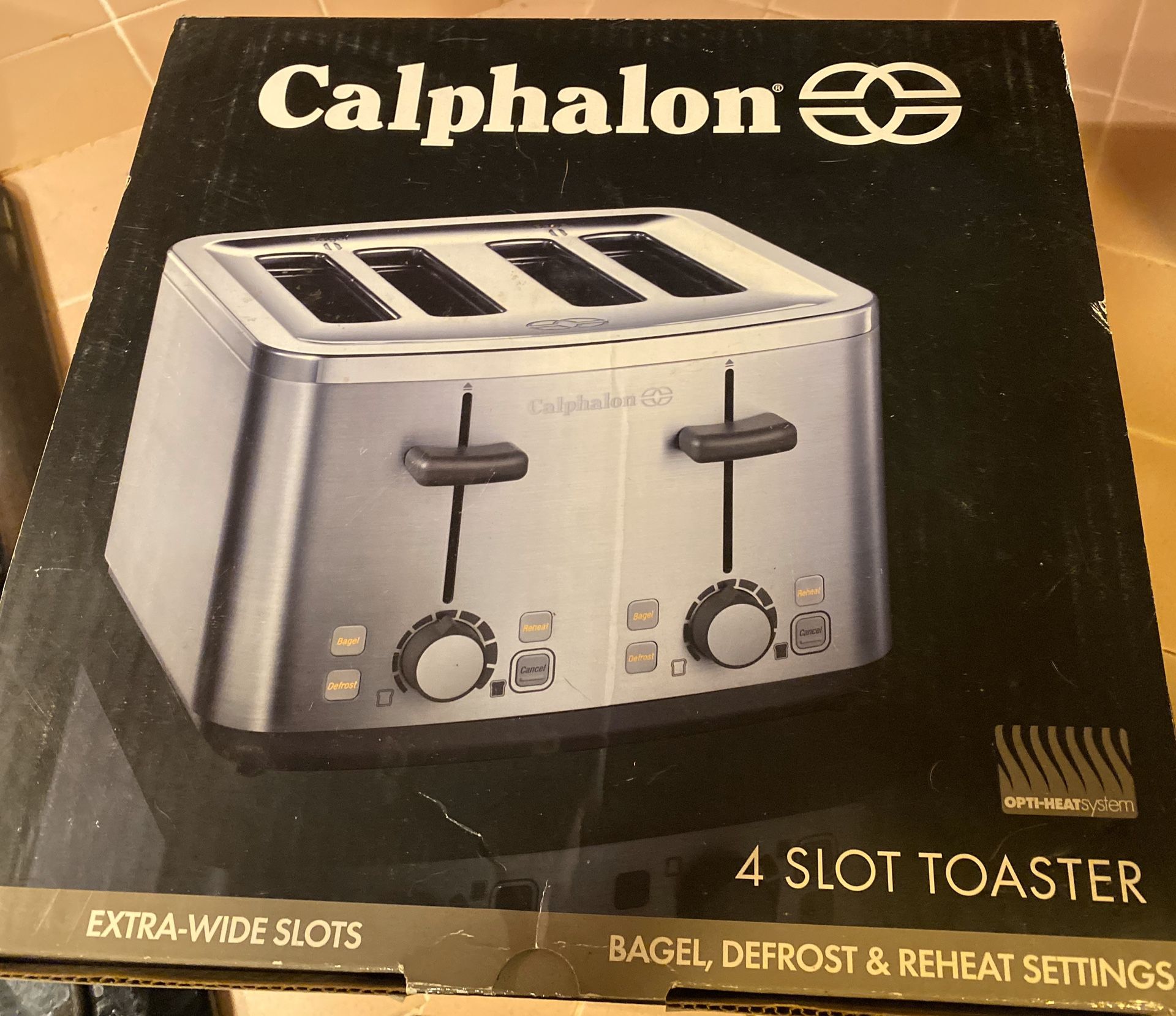 Brand new 4 slice bagel toaster with many settings & features