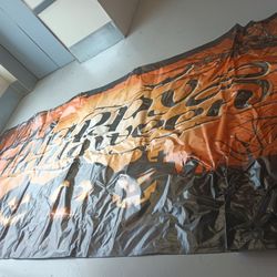 7 ft. x 16 ft. Night of the Jack-O'-Lantern Outdoor Halloween Holiday Garage Door Decor Mural for Double Car Garage

