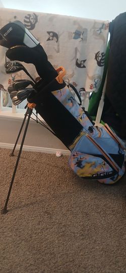 Men's perfect beginner golf set, clubs, irons, driver, putter, bag,  wedge