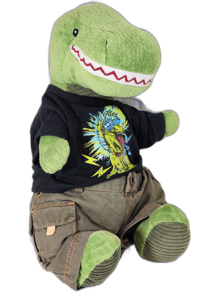 Curious George Edition Kohls Cares T-rex Dinosaur 11" Plush in Build-A-Bear Clothing