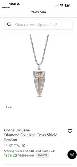 14k gold, Cross chain
