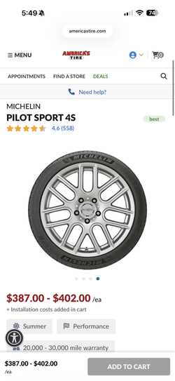 Michelin pilot sport 4S