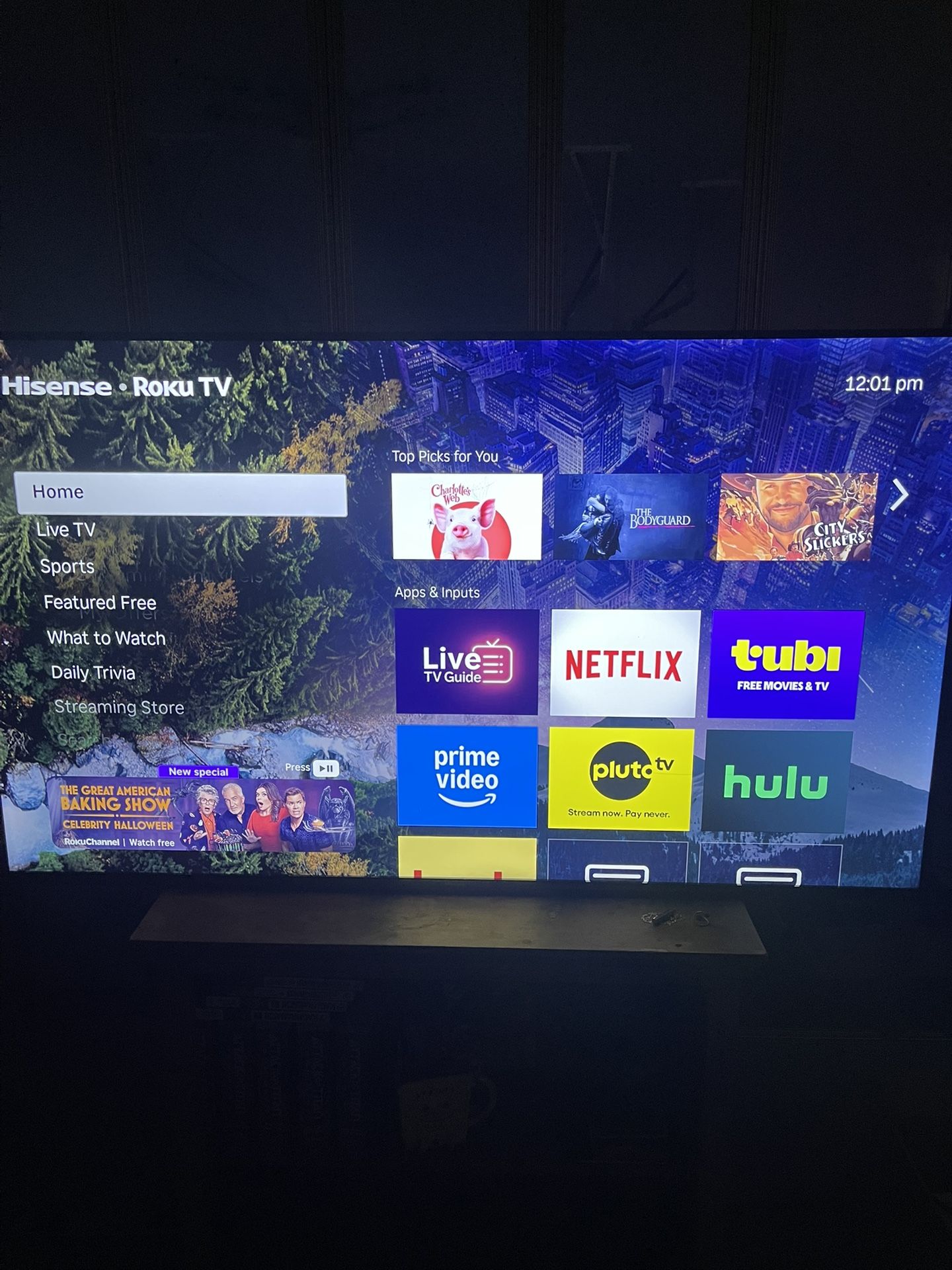 Roku 58”in Flat Screen TV 