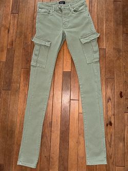 Boohooman cargo green joggers