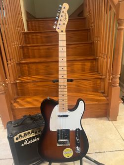 Squier Affinity Telecaster w/ Marshall Amp