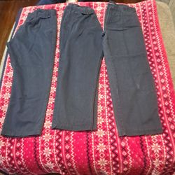 3 youth boys navy blue pants