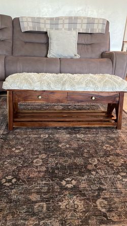 Beautiful wooden bench