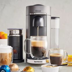 Nespresso VertuoPlus Deluxe Coffee &Espresso Maker