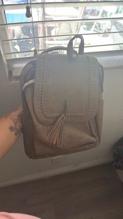 Brown backpack