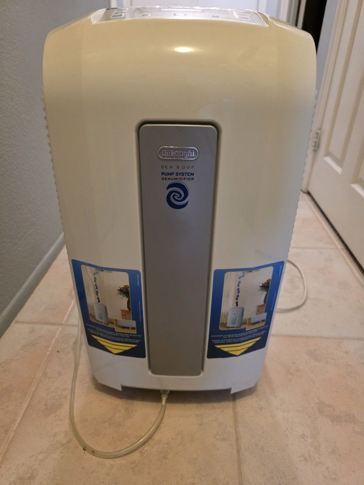De'Longhi 50 Pint Dehumidifier With Pump