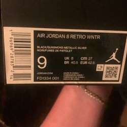 Jordan 8s Brand new