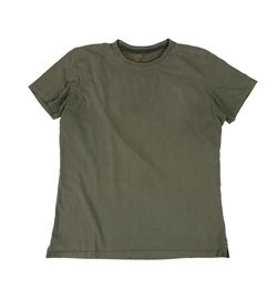 KUHL Wildfibre Shirt Mens Large L Green Organic Cotton Short Sleeve Outdoors
