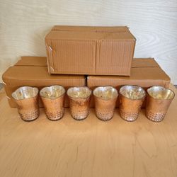 Rose Gold Candle Votives (set of 24)