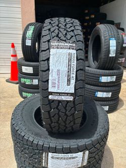 LT225/75R16-Set of 4 Royal Black Terra Force A/T LT225/75R16 Tires – FREE Installation & Balancing / $134.99 each tire