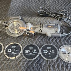 TACKLIFE Mini Circular Saw TCS115A w/ Extra Blades & Guide