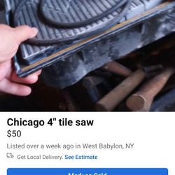 Chicago 4"Tile Saw