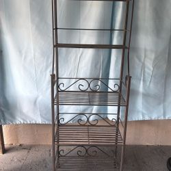 Shelf For Plants Outdoor Metal Rack 