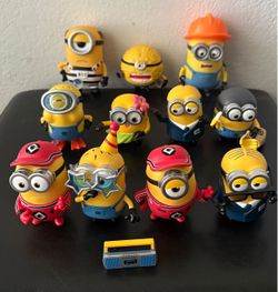 Minions Despicable Me Figures Mixed Characters Bundle Lot