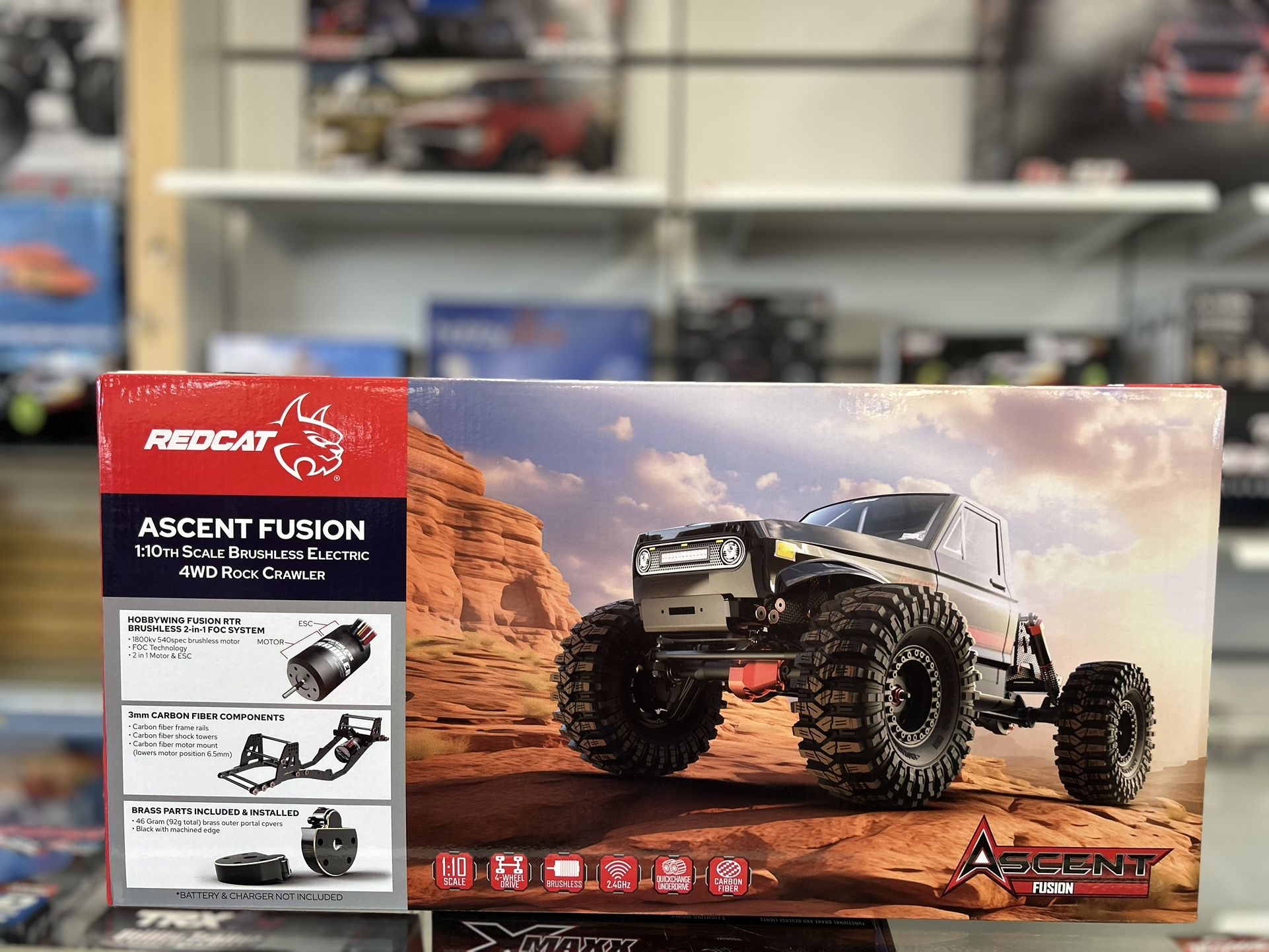 Redcat Ascent Fusion 1/10 4WD Rock Crawler.