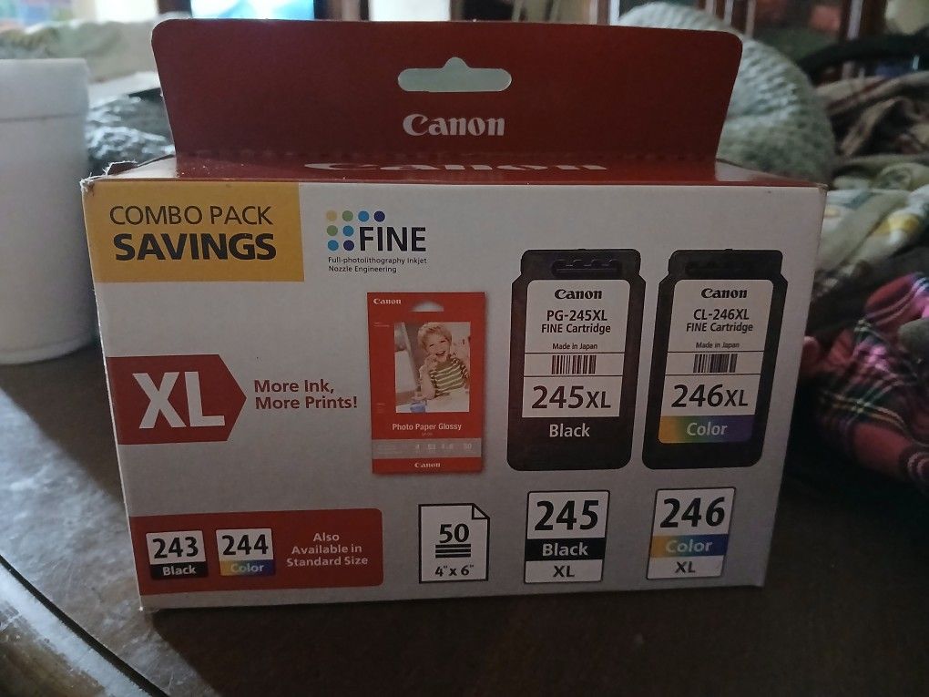 Xl Canon Pack Of Ink Brand New
