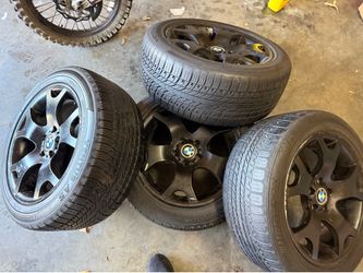 BMW OEM 19 Inch Rims With Hankook Tires (Set of 4)