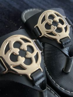 Girls Toddler Black Sandals