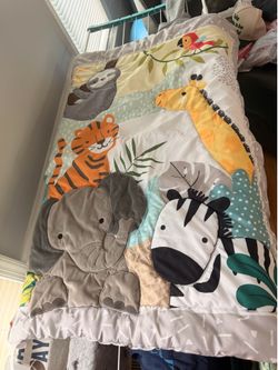 Nursery Animal Bed Set