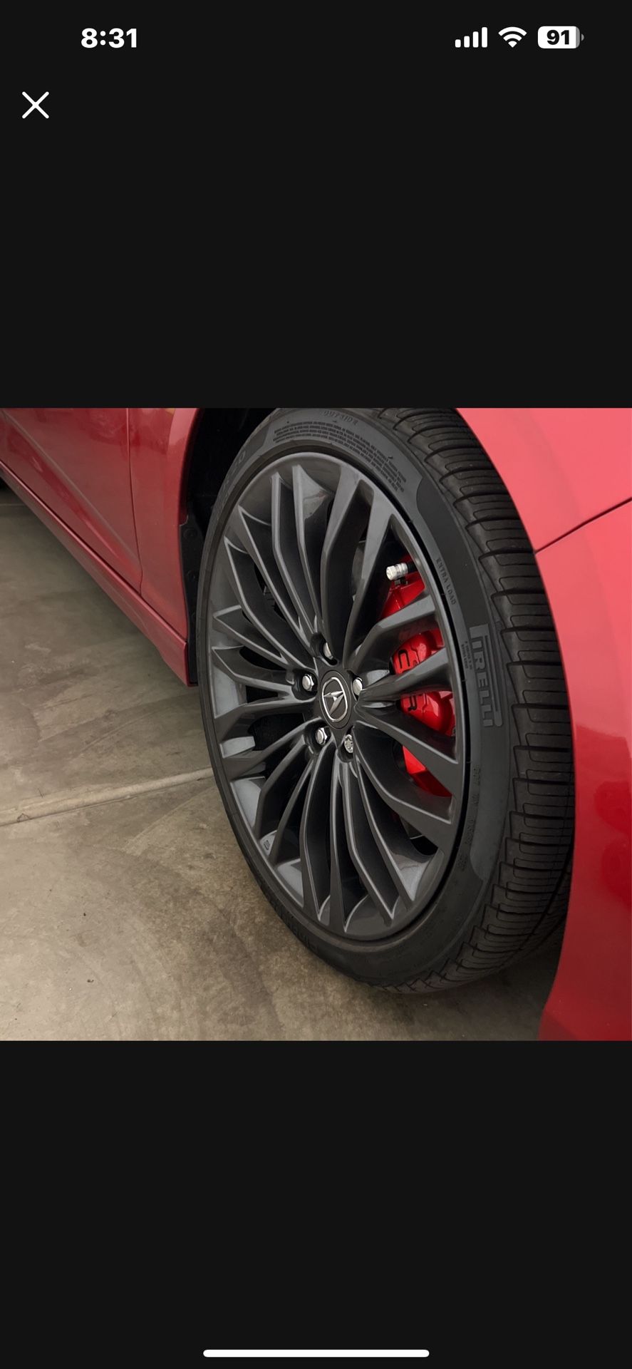20 x 9 Multi Spoke Rims only