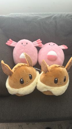 Pokémon Eevee and Chansey Plush Set of 4