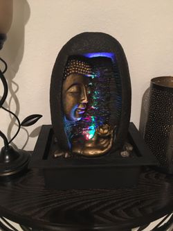 Buddha fountain 16" tall new in box