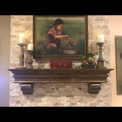 Black Cherry Fireplace Mantle