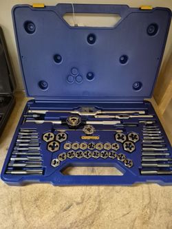 Irwin Hanson 53 Piece Metric Tap And Die Set 26394