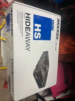 Hideaway kicker unopened