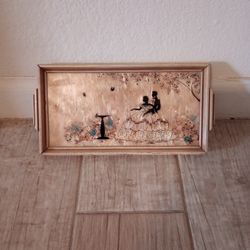 Antique Silhouette Dresser Tray 