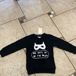 NWT boys Batman Sweatshirt size 2T