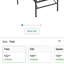 3 Twin Foldable Bed Frames 