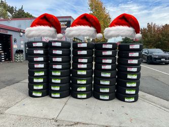 215-60-16 Tires 330$ Installed Balance 