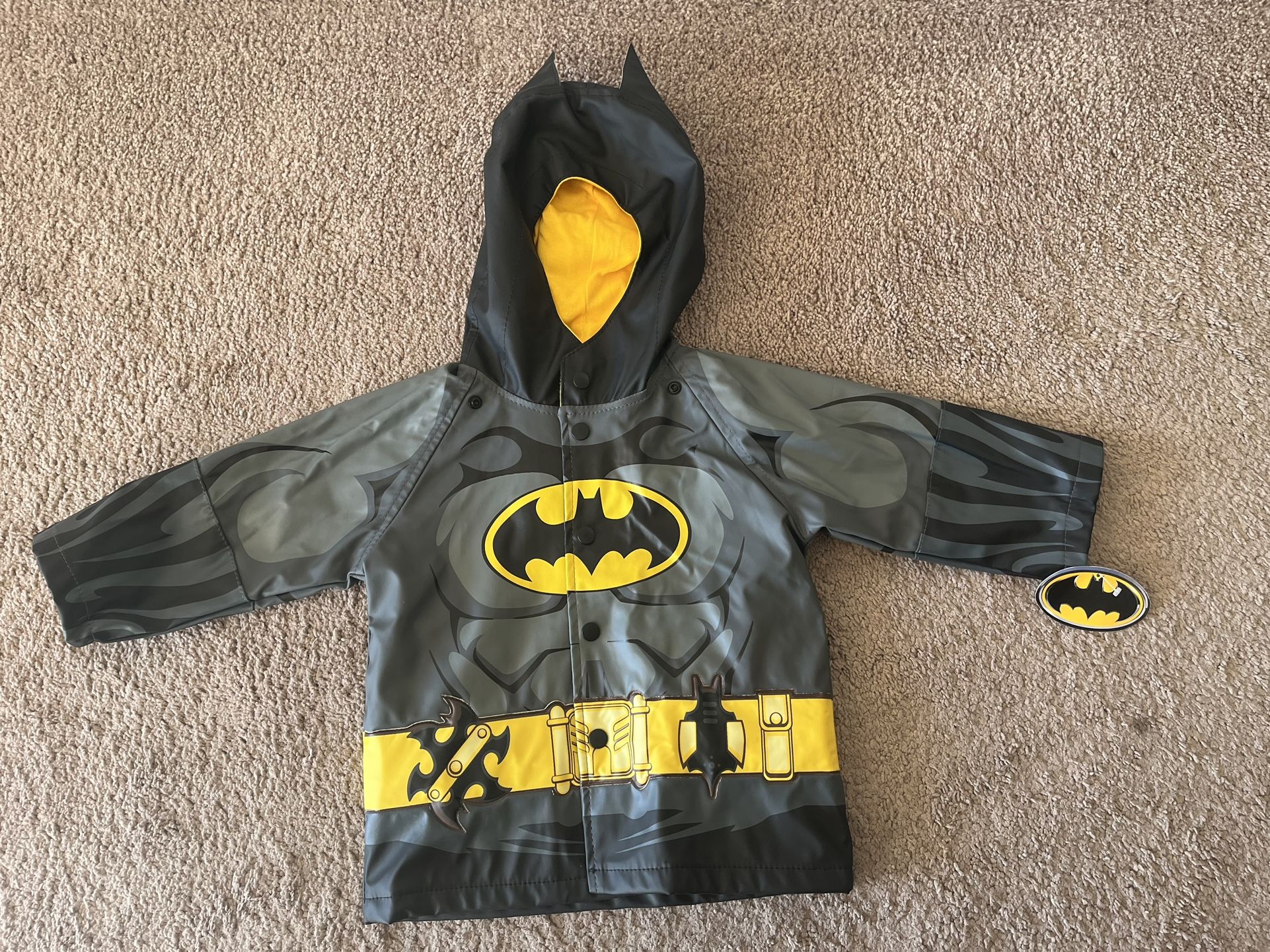 New Toddler Western Chief Batman Raincoat Jacket