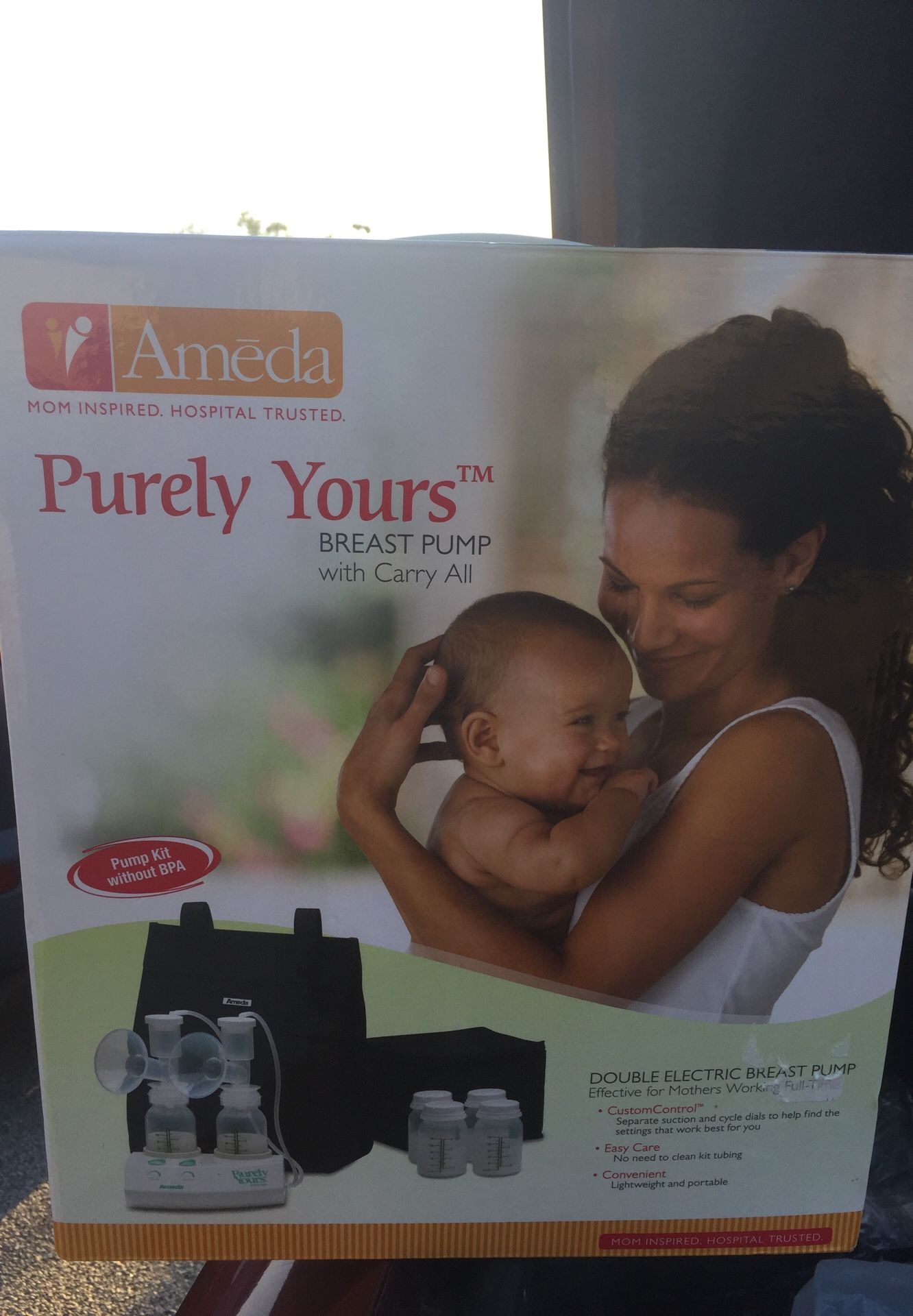 Ameda double breast electronic pump