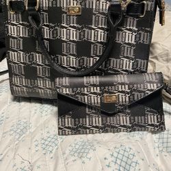 Mayjah League Purse And Matching Wristlet 