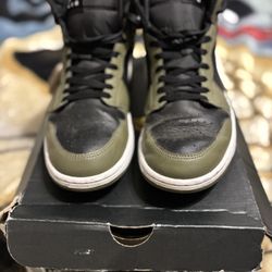 Olive Green And Black 1s Men Jordan’s 