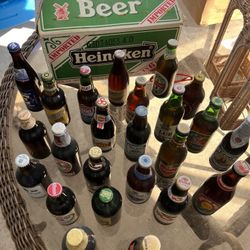 Case, 24 Assorted Unopened Vintage Beer Bottles