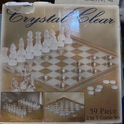 Glass Chess Set
