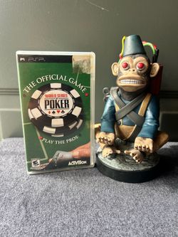 Sony Playstation PSP World Series of Poker The Official Game Complete CIB