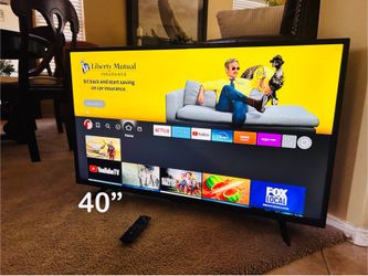 WORKING 40” tv + f i r e stick