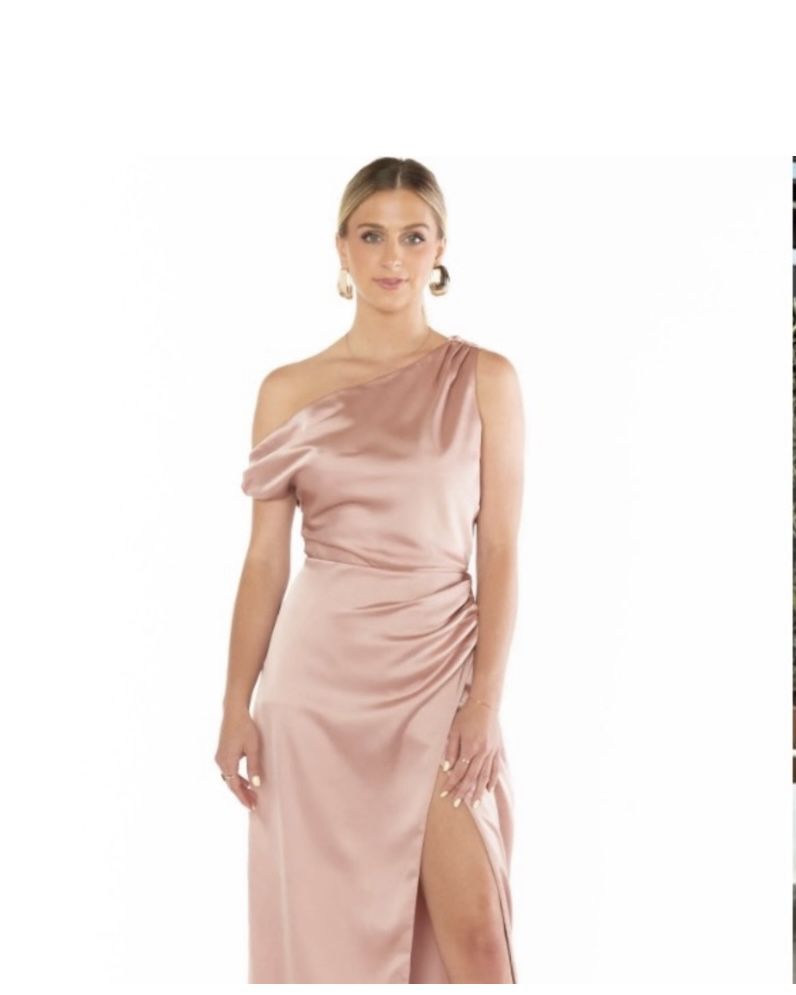 Rose Good Luxe Satin Dress