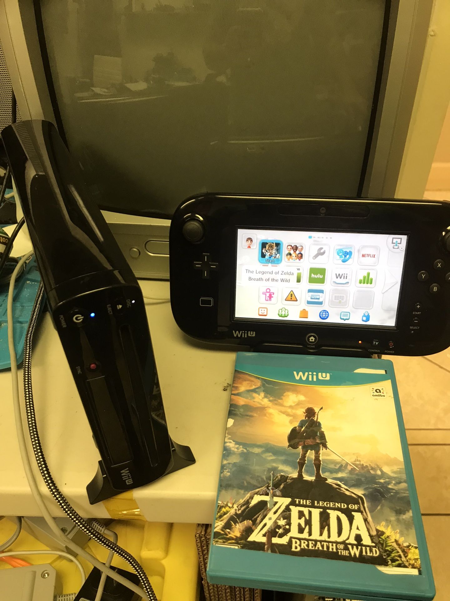Wii U With Breath Of The Wild